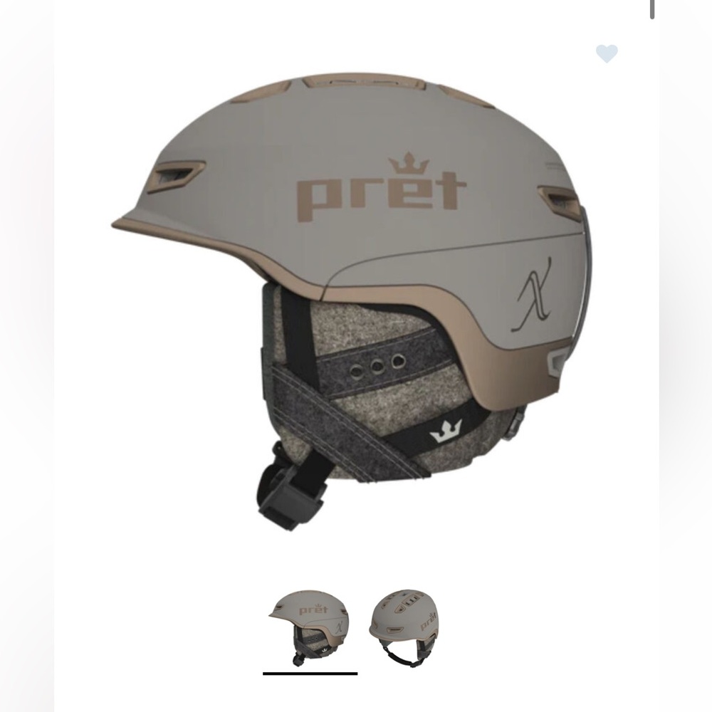 Women's Pret Vision X size medium Ski Helmet - Platinum